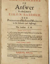 Eikonoklastes and Pro populo Anglicano defensio