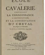 François Robichon de la Guérinière. Ecole de cavalerie contenant la connoissance, l'instruction et la conservation du cheval