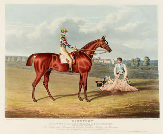Portraits of the Winning Horses of the Great St. Leger Stakes, at Doncaster - Foto 1