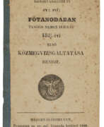 Europe de l'Est. The Exam-Schedule of the Noble Students at the Marosvásárhely University for the Years 1847-1848
