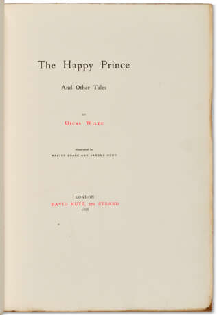The Happy Prince, signed with an autograph letter - photo 3