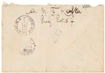 An envelope addressed to Felice Bauer