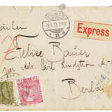 An envelope addressed to Felice Bauer - photo 2