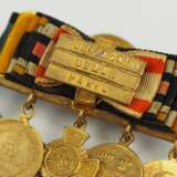 Preussen: Miniaturenbarett mit 7 Auszeichnungen eines langgedienten Staatsbeamten. - Foto 3