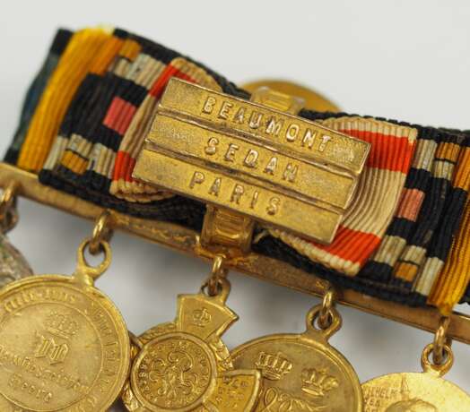 Preussen: Miniaturenbarett mit 7 Auszeichnungen eines langgedienten Staatsbeamten. - photo 3