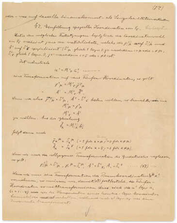 A page from his 1931 work on five dimensional space-time - Foto 1