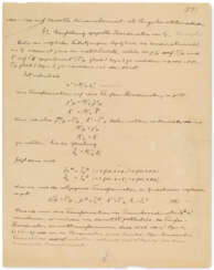 A page from his 1931 work on five dimensional space-time