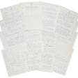 A draft of Jail Notes and related letters and documents - Now at the auction