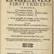 The first printed account of Harvard - Now at the auction