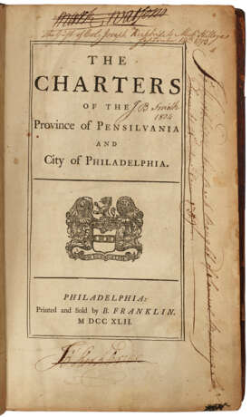 The Charters of the Province of Pennsylvania and the City of Philadelphia - фото 1