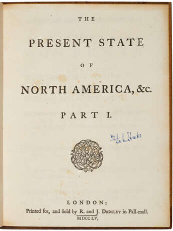 The Present State of North America,&c. Part I. - фото 1