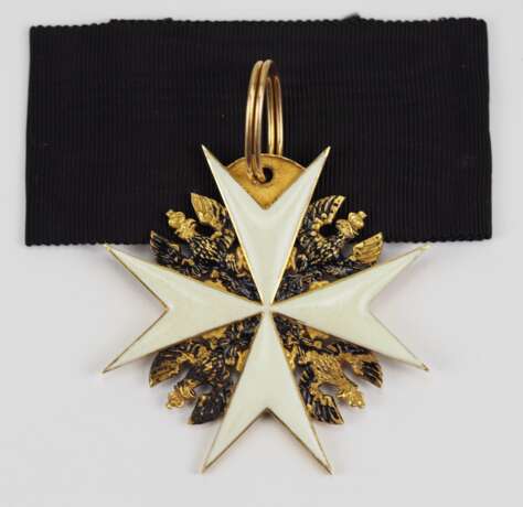 Preussen: Ritterlicher Orden St. Johannis zu Jerusalem, Balley Brandenburg, Ehrenritter Kreuz - Gold, W. - photo 1