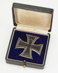 Preussen: Eisernes Kreuz, 1914, 1. Klasse, im Etui - K.A.G.