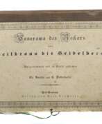Antiquarische Bücher. Panorama des Neckars von Heilbronn bis Heidelberg. Aufgebomm…