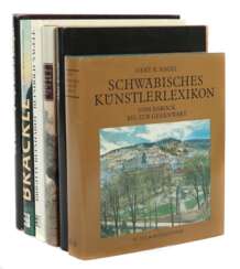 Konvolut Kunstbücher Gert K. Nagel, Schwäbisches Künstlerlex…