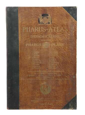 Pharus-Atlas Inhalts-Verzeichnis Deutscher und Auslands-Städ… - Foto 1