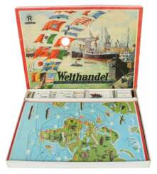 Brettspiel ''Welthandel'', Hausser Spiele Nr. 103, 1940er Ja…