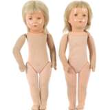 Paar Käthe Kruse Puppen ca. 1960er Jahre, 2 x Puppe X ''klei… - фото 1