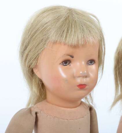 Paar Käthe Kruse Puppen ca. 1960er Jahre, 2 x Puppe X ''klei… - photo 2