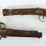 Paar Perkussionspistolen Regensburg, um 1850, Lauf bez. I. A… - фото 3