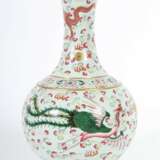 Famille rose-Vase China, wohl 20. Jh., Porzellan, glasiert u… - Foto 2