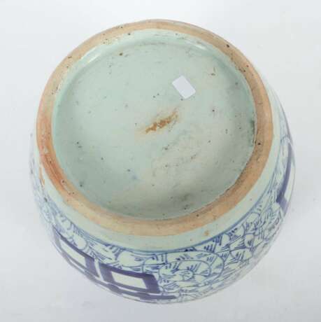 Ingwertopf im Blau-Weiß-Dekor China, um 1900, Porzellan, bau… - photo 4
