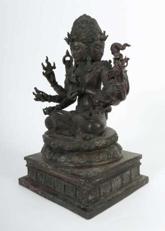 Vierköpfige Brahma-Statue Indonesien, wohl 1. Hälfte 20. Jh.… - Foto 2