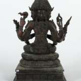 Vierköpfige Brahma-Statue Indonesien, wohl 1. Hälfte 20. Jh.… - Foto 4