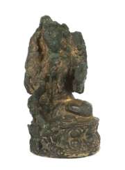 Shiva auf Lotussockel 16./17. Jh., wohl Indonesien, Bronze,…