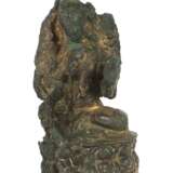 Shiva auf Lotussockel 16./17. Jh., wohl Indonesien, Bronze,… - photo 1