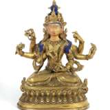 Bodhisattva Avalokiteshvara Tibet, 19. Jh., Bronze vergoldet… - photo 1