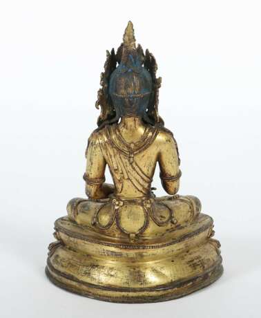 Bodhisattva Vajradhara Tibet, 17./18. Jh., Bronze vergoldet,… - фото 3