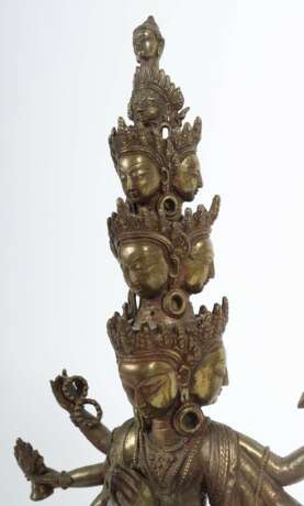 Bodhisattva Avalokiteshvara Tibet, Mitte 20. Jh., Bronze, zw… - Foto 2
