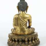 Buddha Shakyamuni 19. Jh. oder früher, sinotibetisch, Bronze… - фото 5