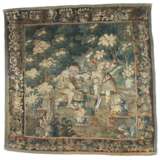 Tapisserie um 1700, wohl flämisch, Bildwirkerei in Wolle mit… - Foto 1