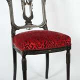 Stuhl im Makartstil wohl Österreich, um 1880, ebonisierter H… - photo 2