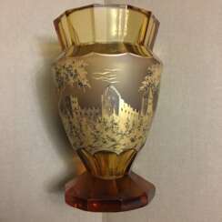Vase glass. Europe, early XX century.