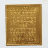 Gold-Briefmarke Gelbgold 999,9 ca. 11,77 g, 6. Auflage, reve… - фото 2