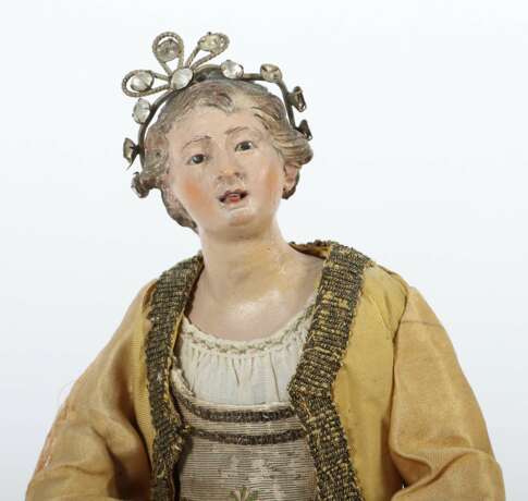 Neapolitanische Krippenfigur Italien, 19. Jh., stehende Sama… - photo 2