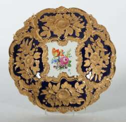 Große Prunkschale mit reicher Goldstaffage Meissen, 1972-80,…