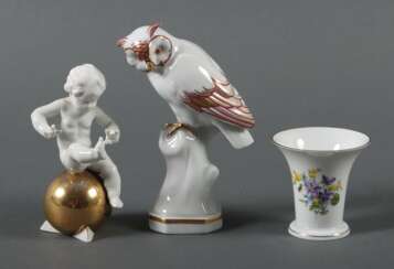 2 Figuren und eine kleine Vase Ludwigsburg, Metzler & Ortlof…