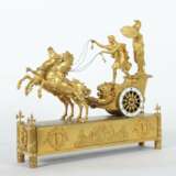 Bronze doré Figuren-Pendule mit Wagenlenker Frankreich, um 1… - Foto 2
