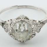 Schöner Art Déco-Ring mit Diamanten 1930er Jahre, Platin ca.… - Foto 2