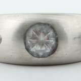 Ring mit Diamanten modern, Weißgold 585 (säuregeprüft), ca.… - фото 1