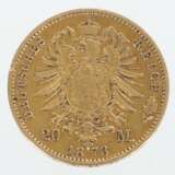 20 Mark-Goldmünze Deutsches Reich, 1878, Gold 900, ca. 7,90… - Foto 2