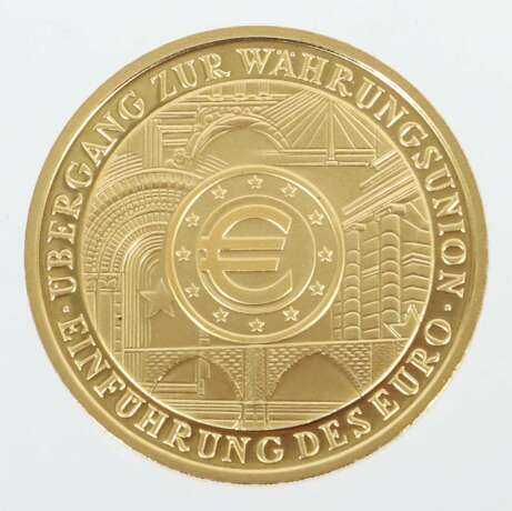 Erste deutsche 100 Euro-Goldmünze 2002, Feingold 999,9, ca.… - photo 1