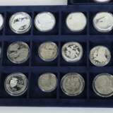 Sammlung von 54 ECU-Münzen 1990er Jahre, hoher Silberanteil,… - Foto 2