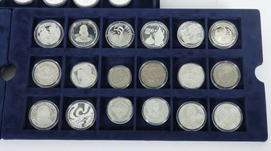 Sammlung von 54 ECU-Münzen 1990er Jahre, hoher Silberanteil,… - photo 3