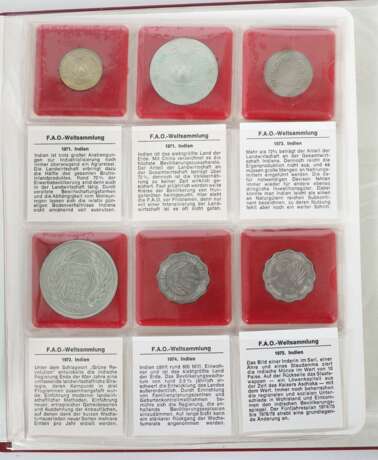 Sammlung F.A.O.-Münzen umfangreiche Münzsammlung der Food an… - фото 8