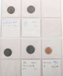 Sammlung Münzen Kaiserreich bis Drittes Reich, 51 variierend…